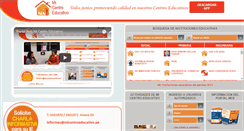 Desktop Screenshot of micentroeducativo.pe